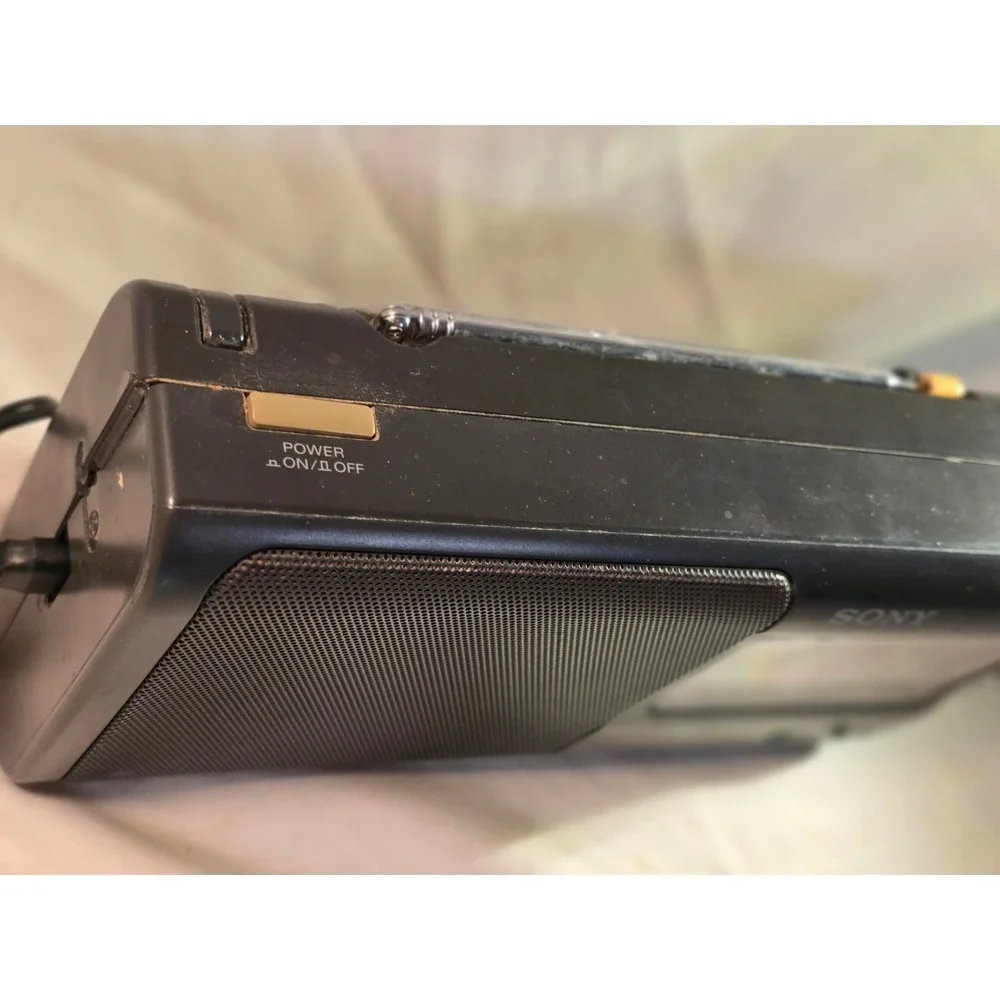 Sony ICF-890 4-Band Portable Radio Receiver TV-H TV-L FM AM Vintage Black